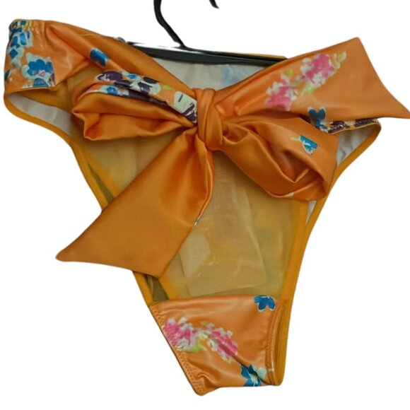 Savage X Fenty Lingerie Nicht Blooms Bouquet Print High-Leg Bikini- S/M/L - Picture 3 of 6